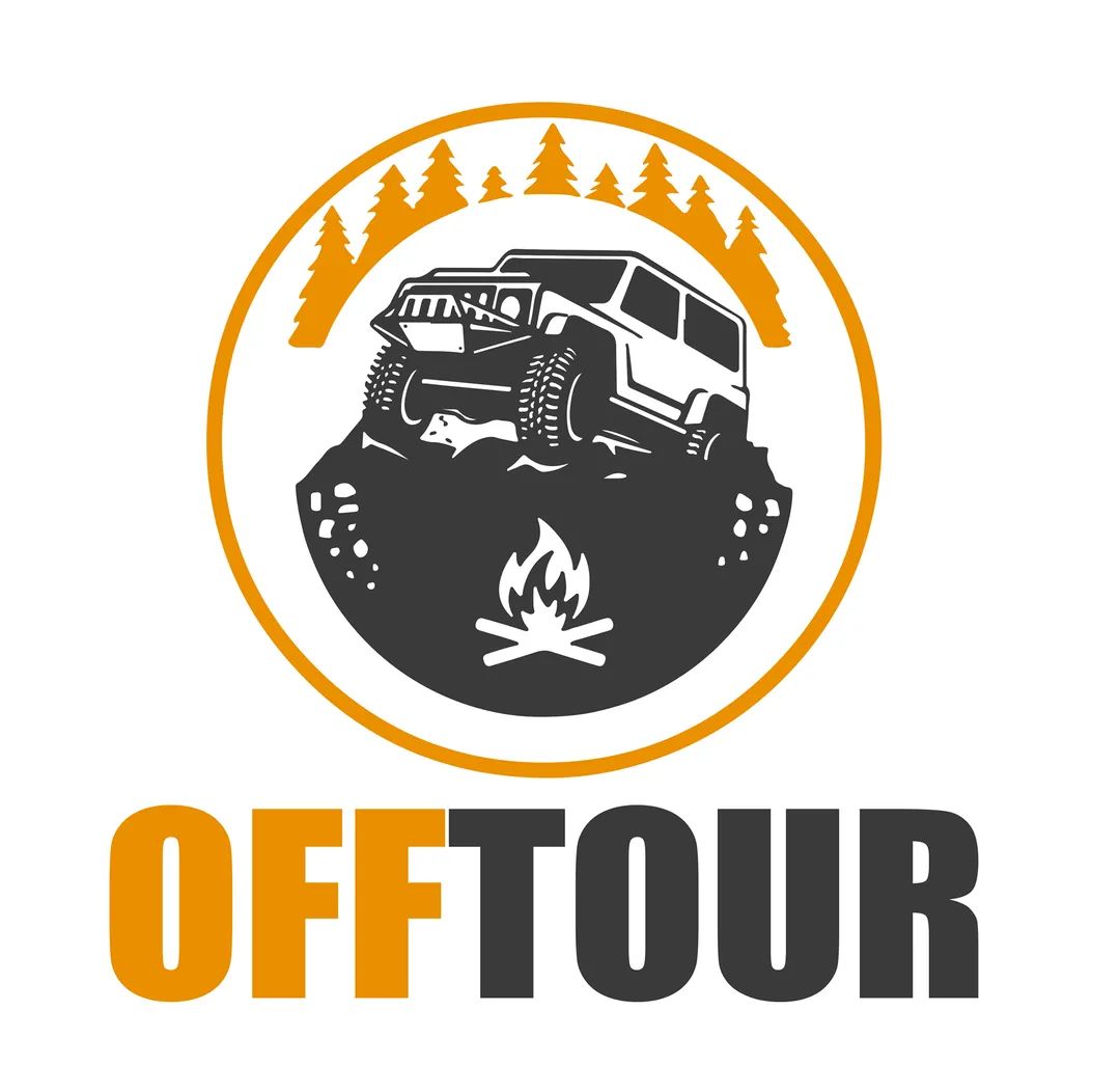 Samolepka OFF TOUR logo kulaté